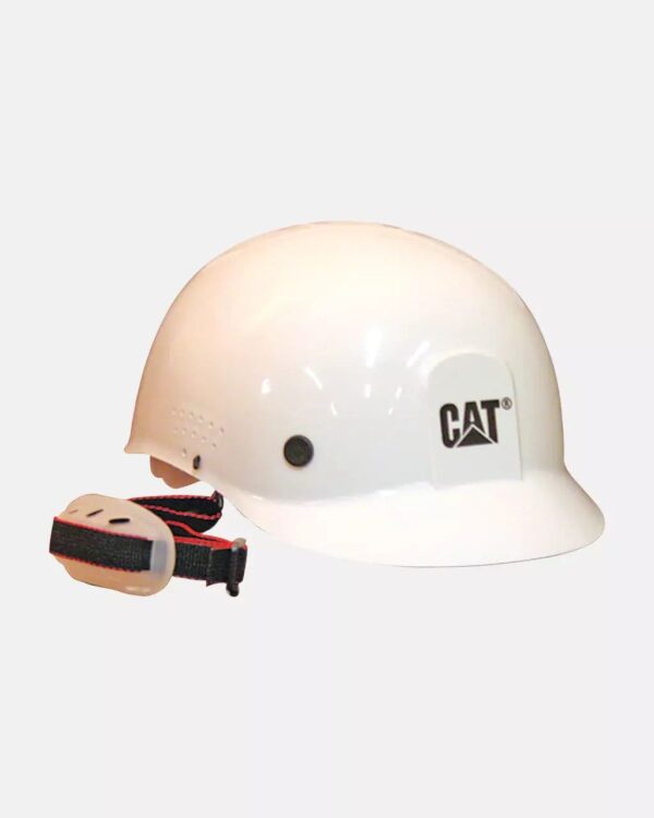 Casco Protector Caterpillar para Hombre Blanco Bump Cap de Alta Densidad