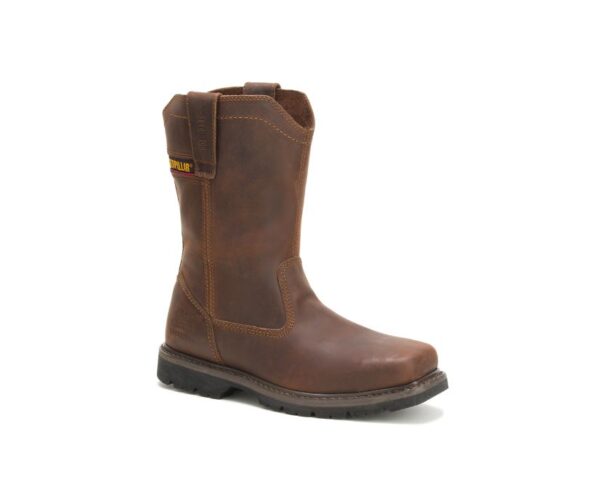 Cat Wellston Pull On Botas de Trabajo Caterpillar con Punta de Acero para Hombre - Imagen 2