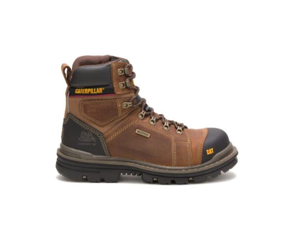 Cat Hauler 6" Botas de Trabajo Caterpillar Impermeables con Punta Compuesta de Carbono para Hombre