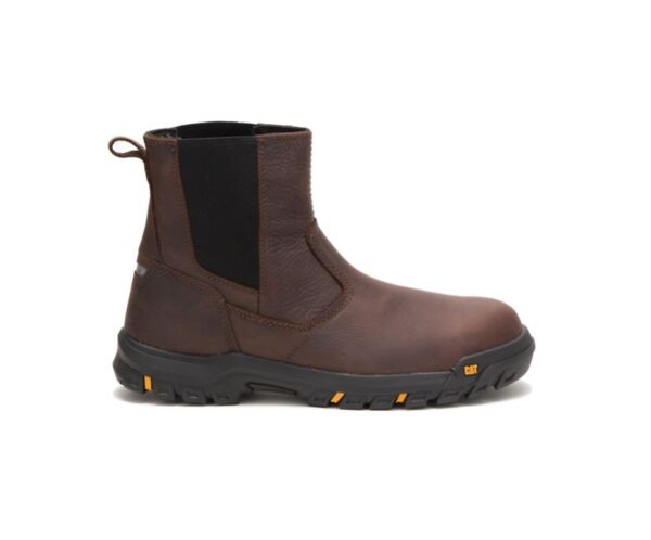 Cat Wheelbase Botas de Trabajo Caterpillar con Punta de Acero para Hombre