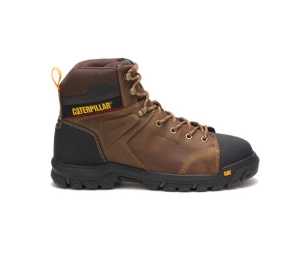 Cat Wellspring Botas de Trabajo Caterpillar con Punta de Acero y Protector Metatarsiano para Hombre