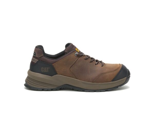 Cat Streamline 2.0 Leather Zapatos de Trabajo Caterpillar con Punta Compuesta de Carbono para Hombres