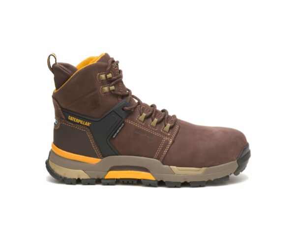 Cat Edge Botas de Trabajo Caterpillar Impermeables con Punta Compuesta de Carbono para Hombre