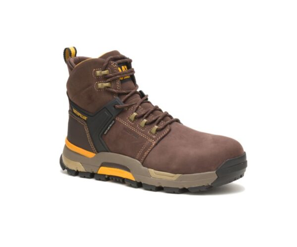 Cat Edge Botas de Trabajo Caterpillar Impermeables con Punta Compuesta de Carbono para Hombre - Imagen 3