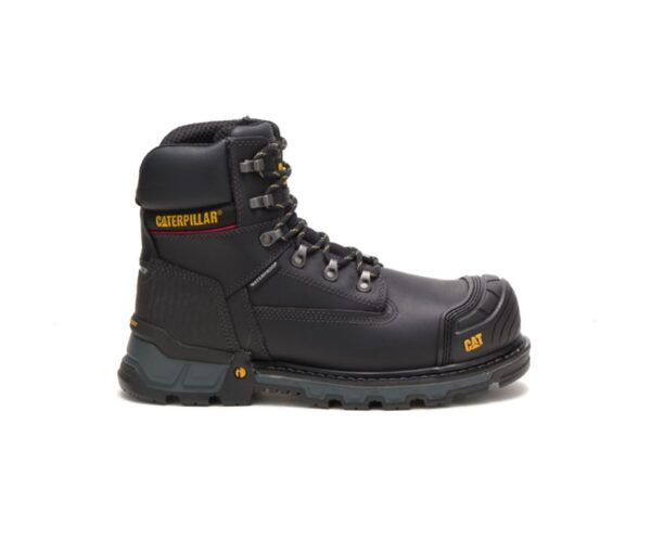 Cat Excavator XL 8" Botas de Trabajo Caterpillar Impermeables con Punta Compuesta de Carbono para Hombre